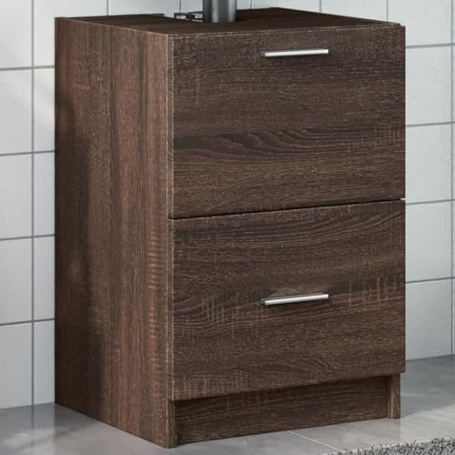 KTHLBRH Armario para Lavabo con Cajón y Compartimento de Madera de Ingeniería Resistente a la Humedad y Fácil de Limpiar para Organización del Baño