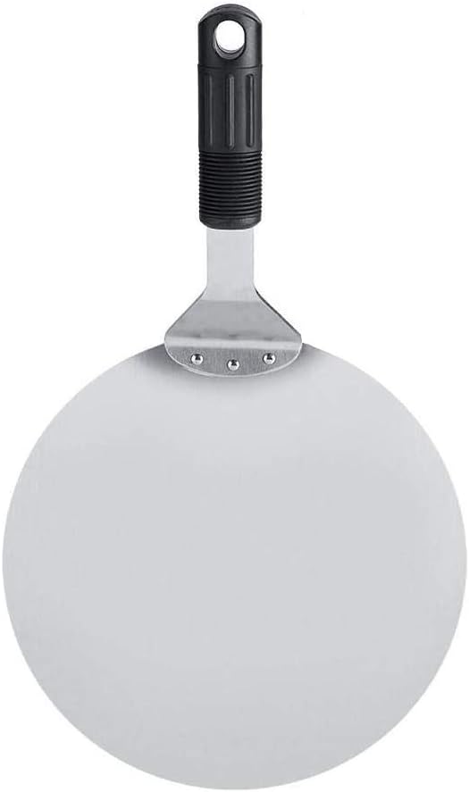 , 16 Inch,Pizza Spatula,Pizza Paddle,Stainless Steel Round Shovel Transfer Tray Kitchen Restaurant Baking Tool Hot