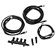 Tbest Ship Yacht Parts Marine Nmea 2000 Starter Kit Kabelstecker Terminierungskombination ABS Rostfrei Universal nmea 2000 starter kit