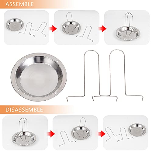 Foto von Bncxdc hähnchen grill ständer, hähnchenschenkel halter, Hühnerhalter aus Edelstahl, Antihaft-Hühnchen-Truthahn-Bräter Grillen Backen Kochtöpfe, BBQ Bierdose Kochutensilien für Camping im Freien