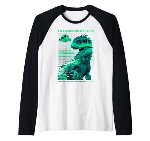 T-shirt baseball Jurassic World Indominus Rex pour vos sorties décontractées et weekends