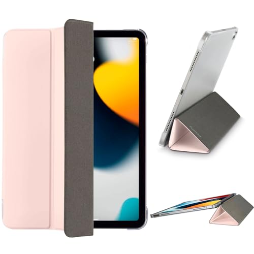 Hama Hülle für iPad Air 4. Generation 2020/5. Generation 2022 10,9 Zoll (aufklappbares Case für Apple Tablet, Schutz-Hülle mit Standfunktion, transparente Rückseite, magnetisches Cover) rosa