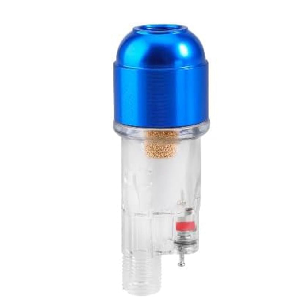 Vjsujehgy Airbrush Mini Air Filter Blue Air Brush Water Moisture Oil Trap Separator