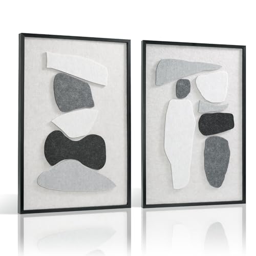 VIYYIEA 3D Stereoscopic Carving Large Wall Art, Framed Wall Decor...