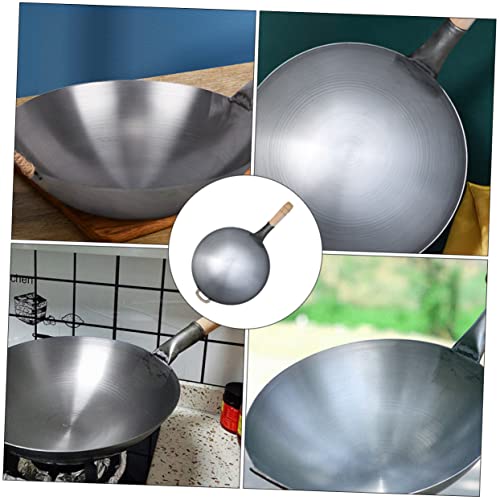 Wok antiadherente práctico con mango cómodo y material grueso miniatura 5