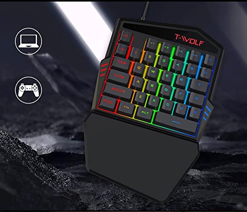 Clavier de jeu à une main compact pour libérer de l'espace sur bureau Windows - 3