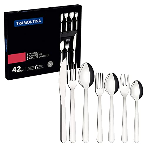 Faqueiro 42 Peças Inox Malibu Tramontina Cutelaria
