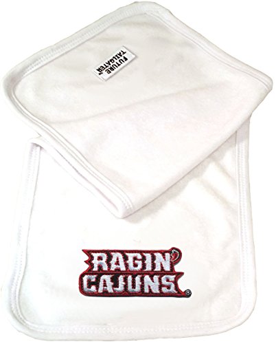 Future Tailgater Louisiana Lafayette Ragin Cajuns Baby 2 Ply Terry Burp Cloth