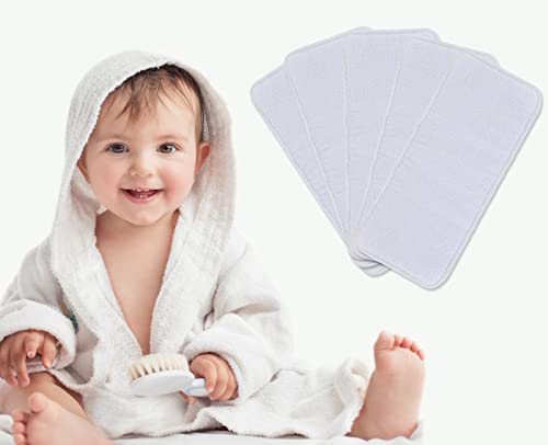 Tdiapers Microfiber Cloth Diaper Inserts 3 Layers, Reusable And Absorbent,Pack Of 10 #TOP4