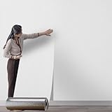 Anttyscar 6Roll Self Adhesive Thermal Insulation Wallpaper - White Textured, 3mm Thick Wall Insulation Panels Thermal Wallpaper Stickers for Living Rooms - Thermal Wallpapers for Cold Walls