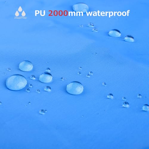 Image of Azarxis Hammock Camping Tarp Rain Fly, Waterproof Tent Footprint Shelter Canopy Sunshade Cloth Picnic Mat for Outdoor Awning Hiking Beach Backpacking - Included Guy Lines & Stakes