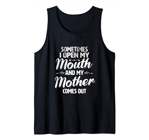 Parfois, j'ouvre la bouche Débardeur