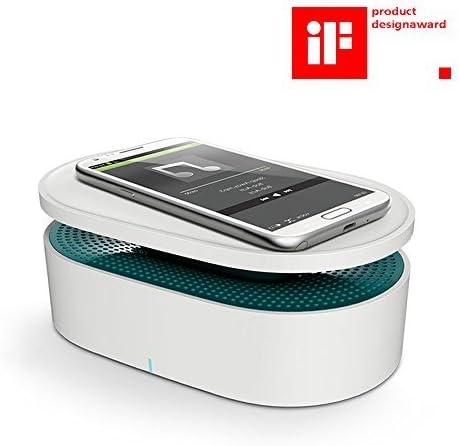 Oaxis Bento Wireless Close Contact Induction Speaker Amplifier for iPhone Android TeleConference Call/ Podcast/ Audiobook Listening Speakers with 360 Degree Surround Dynamic Bass