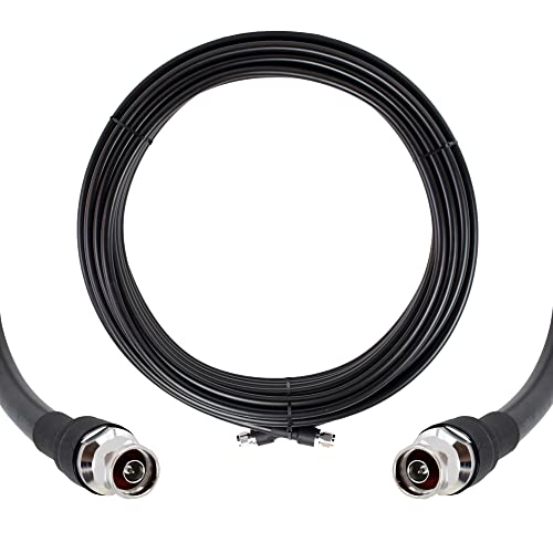 Câble coaxial LMR600 de 22,9 m pour retrouver du réseau mobile stable partout à la maison