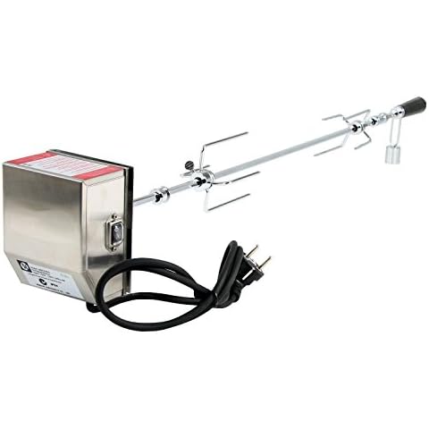BBQ-TORO Asador Eléctrico Giratorio para Barbacoa con Brocheta de Parrilla de 90 cm Cover