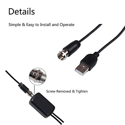 Wsky 60-100 Miles Transparent Digital HDTV Antenna - Best HDTV Antenna Indoor - Upgraded Silver Paddle Extremely High Reception - Support 1080P 4K Super Fun and Free for Life!