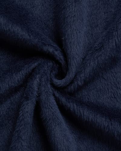 Image of Eddie Bauer Mens Robe - Luxury Fleece Bathrobe with Hood and Pockets | Soft Warm Plush Winter Bath Robe for Men