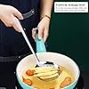 ReaNea Stainless Steel Kitchen Utensils Set, 4-Piece – Slotted Turner, Solid Turner, Skimmer & Ladle – Rust-Resistant, Long Handle, Hanging Loop, Dishwasher Safe – Everyday Cooking & Serving #4