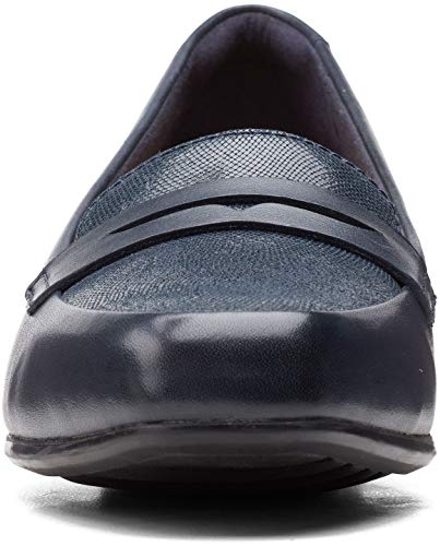 Image of Clarks Womens 26153195 Burgundy Loafer