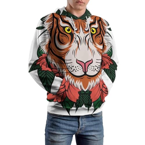 Sweat à capuche fleuri unisexe pour vos sorties décontractées - 6
