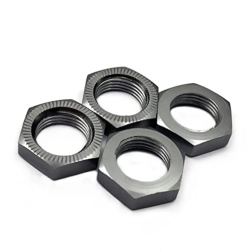 Fainwan 4Pcs Aluminum 12Mm Turn 17Mm Wheel Hex Hub Conversion Adapter For 1/10 Rc Car Upgrade Parts #TOP5