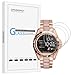 [3 Pack] Orzero For Michael Kors Bradshaw (MKT5001 MKT5013 MKT5018) Smart Watch Tempered Glass Screen Protector, 2.5D Arc Edges 9 Hardness HD Anti-Scratch Bubble Free [Lifetime Replacement Warranty]