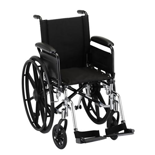 Nova Medicalproducts Healthcare 16" Lightweight Wheelchair With Full Arms And Footrests #TOP11