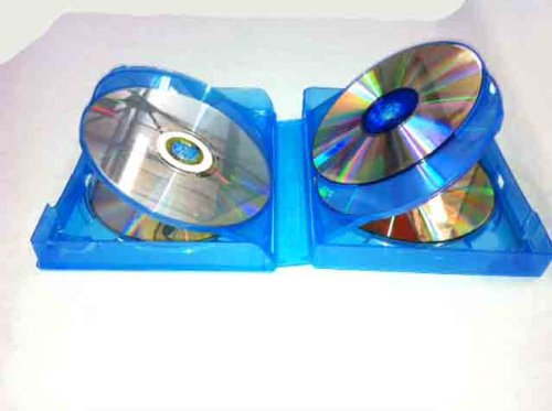 Amaray DVD Hüllen 4er transparent, 25 Stück