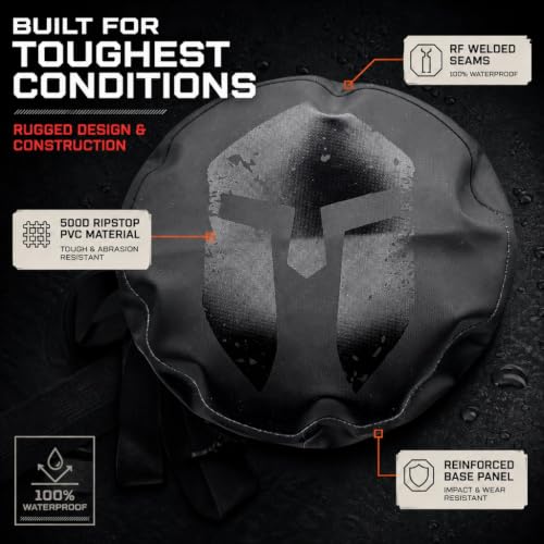 Mochila Bolsa Seca Impermeable BATTLBOX 30L, con cierre Roll Top, flotante miniatura 3