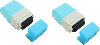 NUOBESTY 2piezas Rodillo De De Privacidad Para Información Protege y Para Facturas y Bancarios Color Azul