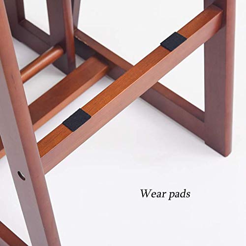Taburete de escalada multifunción DASHADAO de madera con estante de almacenamiento 7