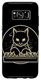 Galaxy S8 Meowsic Keyboard Graphic Tees Men Women Boys Girls Case