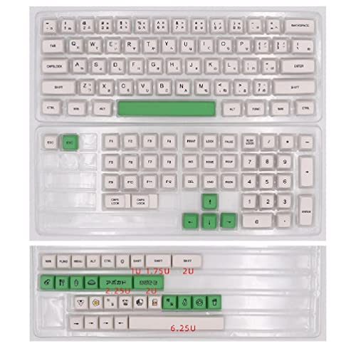 Touches XDA touches en PBT Avocat à sublimation pour claviers mécaniques Cherry MX 137pcs