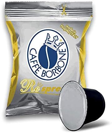 Caffe Borbone Nespresso Compatible Capsule 50Pcs Oro, Brown