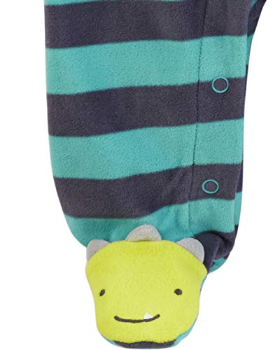 Simple Joys By Carter's Baby Boys' Fleece Footed Sleep And Play, Pack Of 2, Animal/Stripe, 0-3 Months #TOP1