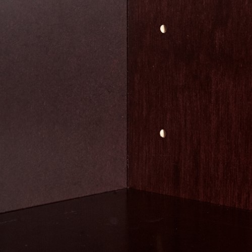 Lorell 6-Shelf 36 X 12 X 84-Inch Panel End Hardwood Veneer Bookcase, Mahogany #TOP3