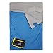 REDCAMP Double Sleeping Bag for Camping,2 Person Sleeping Bags with 2 Pillows, Queen Size Blue 3.3lbs Filling(75+12)"x 59"