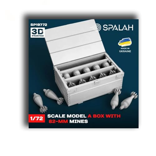 SPALAH 19772 1/72 Dummy 3D Printed/Resin/Set of Scale Models A Box with 82-mm
