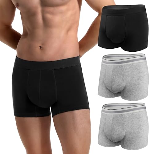 REELINDRY Men’s Incontinence Underwear 2.3 oz Absorbency Protection Adult Leak Proof Boxer Briefs...