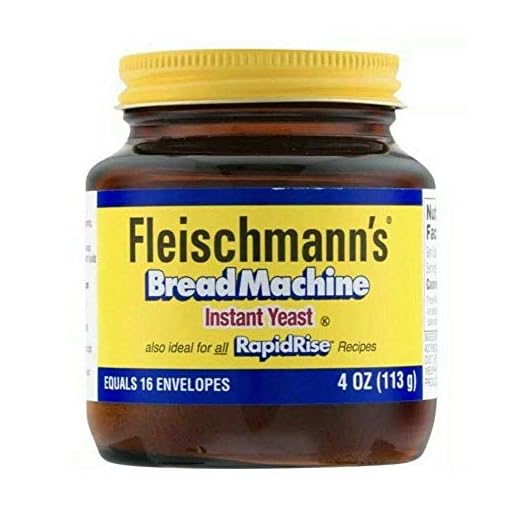 Fleischmann's Bread Machine RapidRise Instant Yeast Glass Jar 4oz