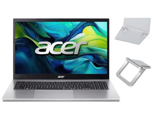 Image of Acer Aspire Go 15.6" FHD Laptop|AMD Ryzen 7 7730U Processor|Copilot AI|AMD Radeon Graphics| Silver| 16GB RAM | 512GB SSD |Windows 11 Home |Bundle with Laptop Stand