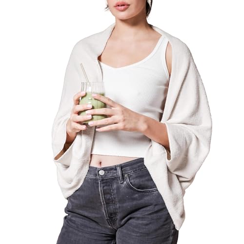 Hixiaohe Pashminas Shawl Wraps for Women Casual Soft Blanket Scarves Fashion Warm Scarf with Sleeves