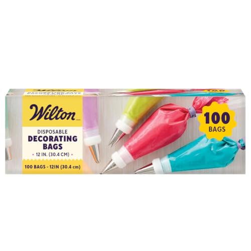 Wilton Disposable Decorating Bags, Piping Icing, 100-Count