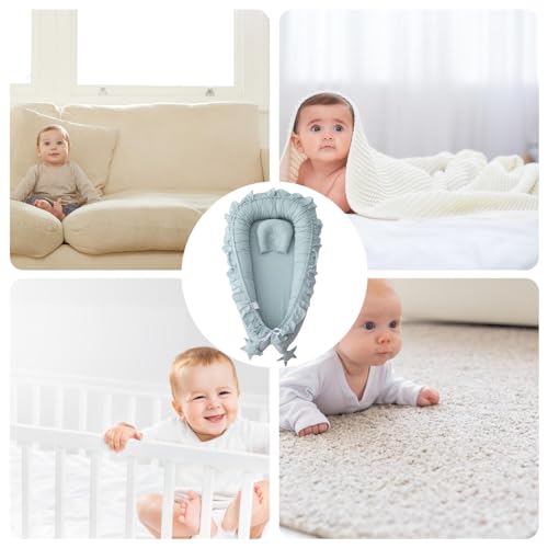 Ninho Recém-nascido - Almofada multifuncional de corpo inteiro | Vagem de dormir supervisionada resp