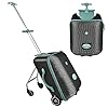 BÉABA & Micro Mobility, Valise Cabine 2 en 1 avec une Assise pour Enfant, A partir de 4 ans, Evolutive, Large Ouverture, Capacité 22L, Plusieurs Compartiments, Pratique et Maniable, Luggage Eazy Bleu