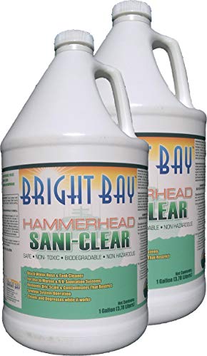 Black Water System Cleaner, Hammerhead Sani-Clear RV/Marine - 2 gal.