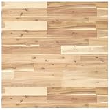 Tavolo quadrato 70 x 70 x 4 cm in legno di acacia massiccio