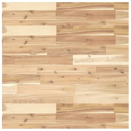 vidaXL Tischplatte, Holzplatte Quadratisch, Massivholzplatte für Esstisch Bartisch Beistelltisch, Ersatztischplatte, 70x70x4cm Massivholz Akazie