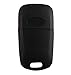 KEMANI Uncut Blade Fob Shell 3 Buttons Flip Folding Remote Key Case Shell Replacement Compatible with Kia K5 k2 i30 i35 No Chips Inside