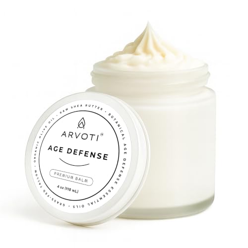 Arvoti Gubba Homestead Age Defense Tallow Balm for Mature, Dry Skin, 4 oz